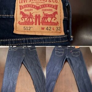 Levi's Men's Dark Indigo Slim Jeans